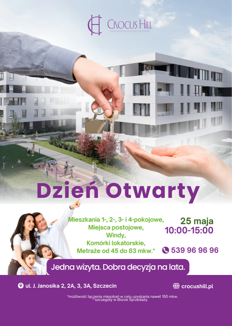 Dni Otwarte Crocus Hill â 24 maja w Szczecinie